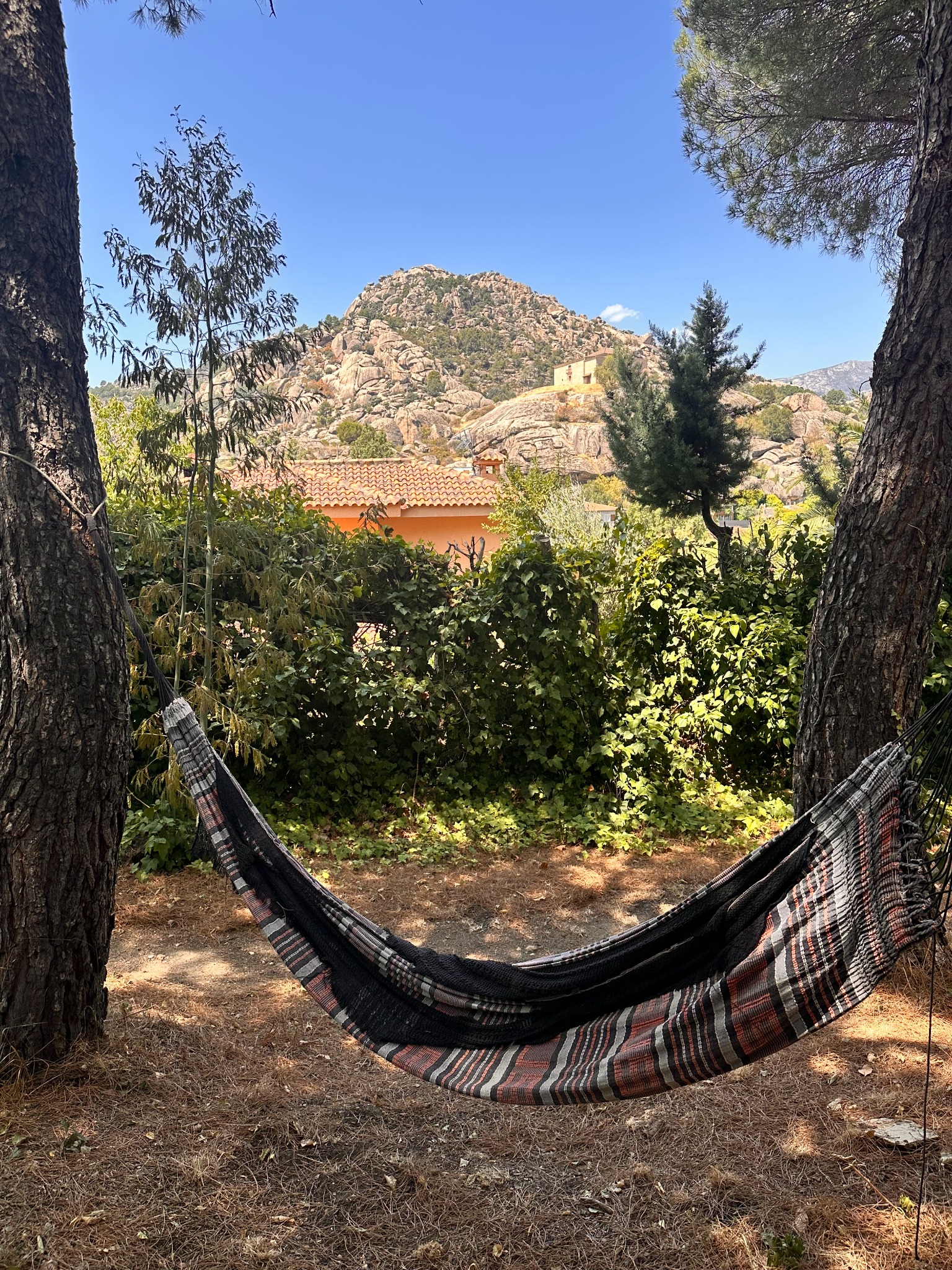Hamaca con vistas a La Pedriza